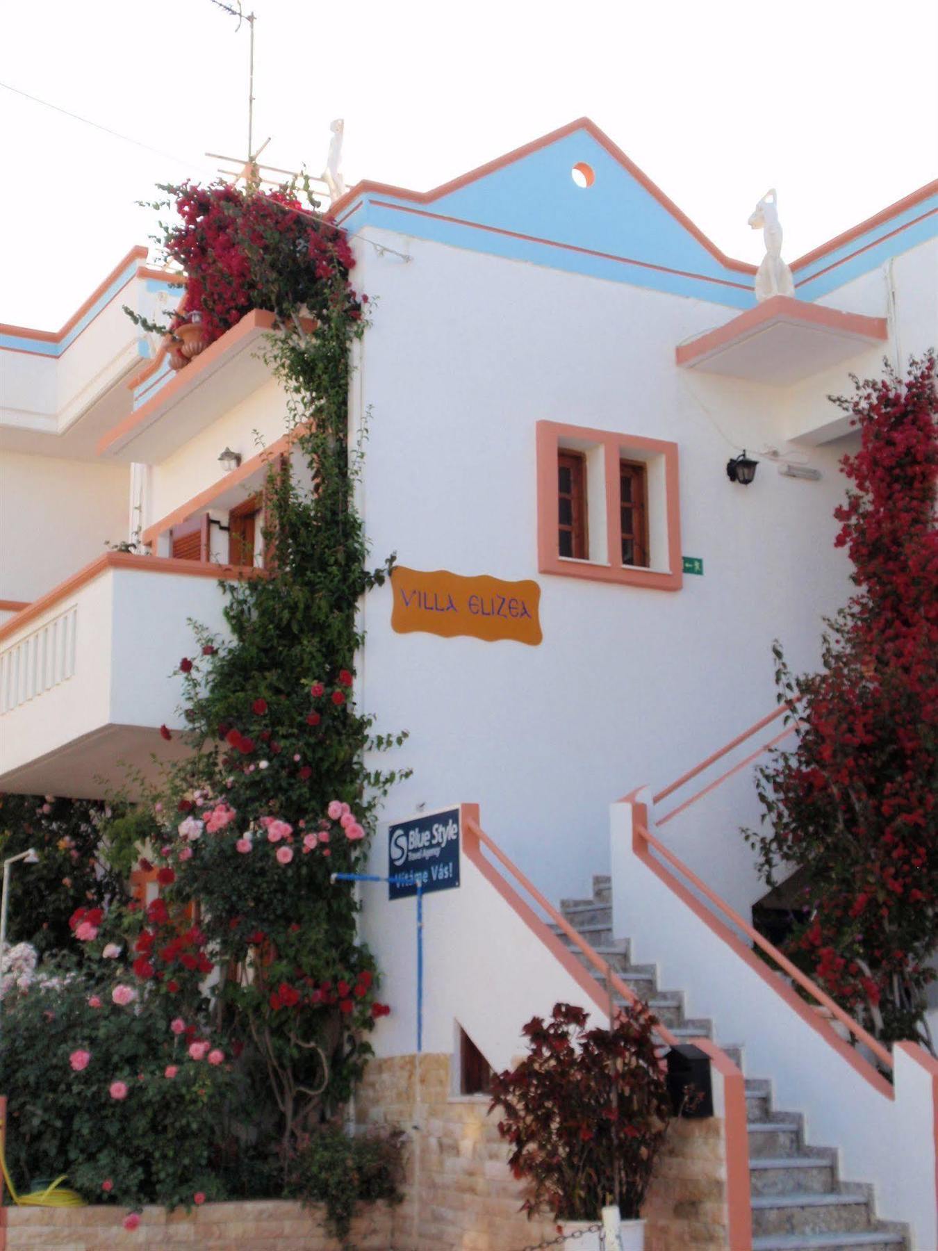 Villa Elizea Stalos Exterior foto